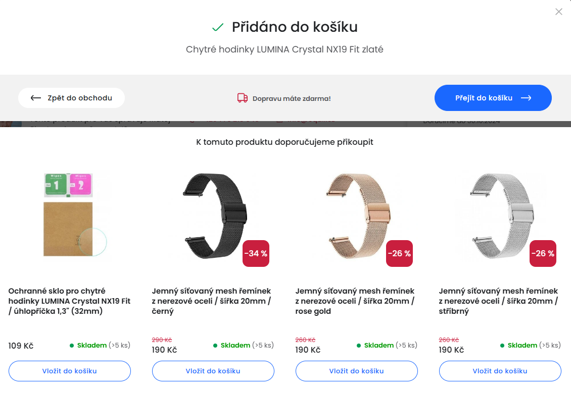 Přidáno do košíku